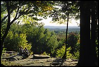 Ledges overlook. Cuyahoga Valley National Park, Ohio, USA. (color)