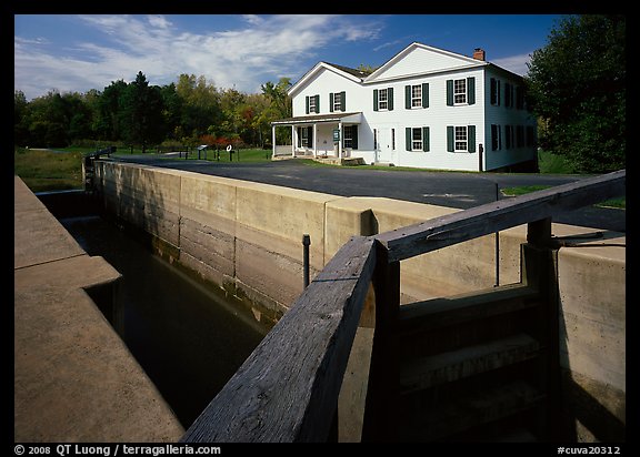 Lock and Canal visitor center. Cuyahoga Valley National Park, Ohio, USA.