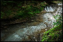 Bridal Veil Falls with low flow, Bedford Reservation. Cuyahoga Valley National Park ( color)