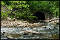 Tinkers Creek flowing into Viaduct Bridge, Bedford Reservation. Cuyahoga Valley National Park ( color)