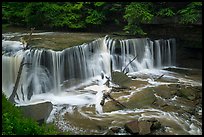 Great Falls of Tinkers Creek from above, Bedford Reservation. Cuyahoga Valley National Park ( color)