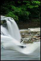 Brink of Great Falls, Bedford Reservation. Cuyahoga Valley National Park ( color)