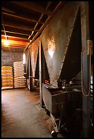 Grain distributor in Wilson feed mill. Cuyahoga Valley National Park, Ohio, USA. (color)