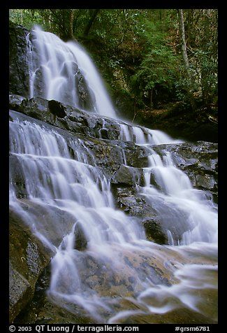 Laurel Falls, Tennessee. Great Smoky Mountains National Park, USA.