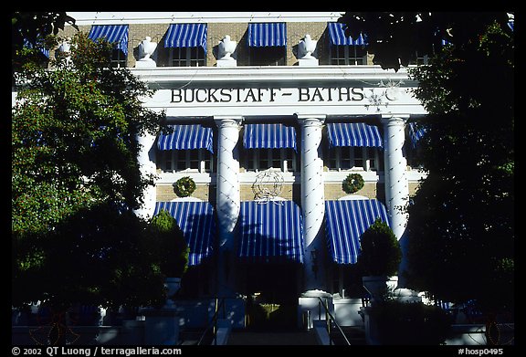 Buckstaff active bathhouse. Hot Springs National Park, Arkansas, USA.