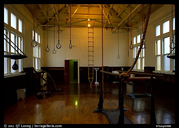 Fordyce Bathhouse Gymnansium. Hot Springs National Park (color)