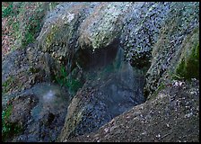 Cascade over tufa terrace. Hot Springs National Park, Arkansas, USA.