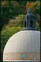 Dome of Quapaw Baths. Hot Springs National Park, Arkansas, USA.