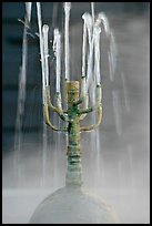 Detail of fountain with thermal steam. Hot Springs National Park ( color)