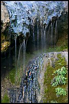 Hot springs water flowing over tufa terrace. Hot Springs National Park ( color)