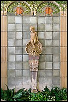 Cherub fountain adorning lobby, Fordyce Baths. Hot Springs National Park ( color)