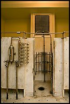 Bathing equipment, mens bath hall. Hot Springs National Park, Arkansas, USA.