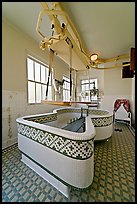 Hubbard Tub room. Hot Springs National Park, Arkansas, USA. (color)