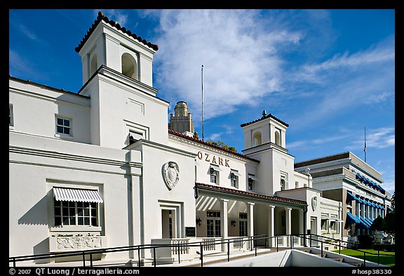 Ozark Bathhouse. Hot Springs National Park (color)