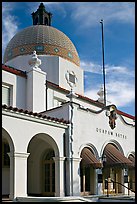 Quapaw Bathhouse. Hot Springs National Park, Arkansas, USA. (color)