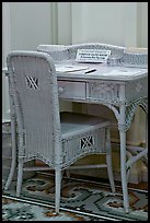 Desk in assembly room. Hot Springs National Park ( color)