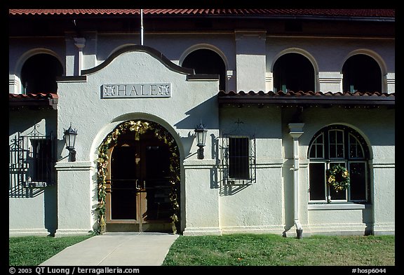 Hale Bathhouse in 1997. Hot Springs National Park (color)