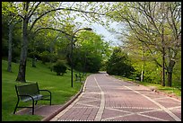 Grand Promenade in the spring. Hot Springs National Park ( color)