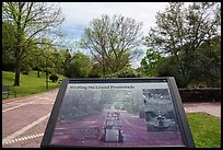 Grand Promenade interpretive sign. Hot Springs National Park ( color)