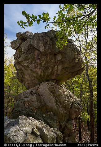 Balanced Rock. Hot Springs National Park (color)