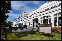 Bathhouse Row with Lamar Bathhouse Emporium. Hot Springs National Park ( color)