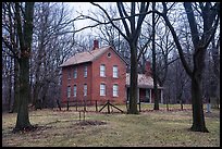 Chellberg Farm in winter. Indiana Dunes National Park ( color)