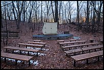 Amphitheater, Dunewood Campground. Indiana Dunes National Park ( color)