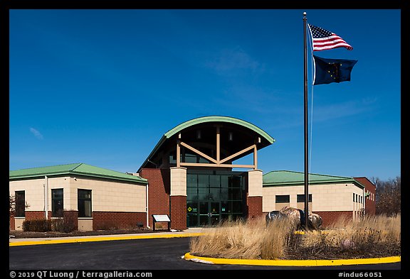 Visitor Center. Indiana Dunes National Park, Indiana, USA.