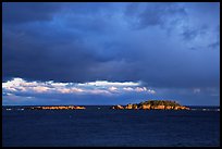 Islands of the Isle Royale archipelago. Isle Royale National Park, Michigan, USA. (color)