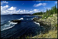 Cove on the Stoll trail. Isle Royale National Park, Michigan, USA.