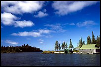 Private fishermen's residences. Isle Royale National Park ( color)