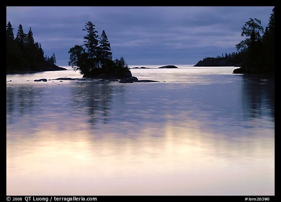 Chippewa Harbor. Isle Royale National Park (color)