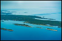 Aerial View of islands and Isle Royale. Isle Royale National Park ( color)