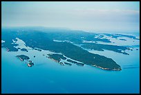 Aerial View of Blake Point and archipelago. Isle Royale National Park ( color)