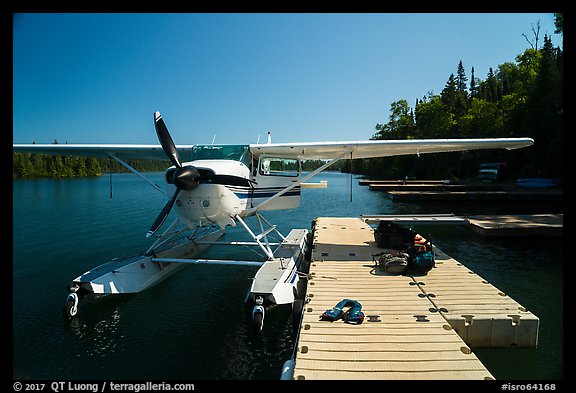 Seaplane dock. Isle Royale National Park (color)