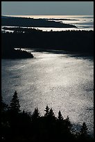 Duncan Bay from Louise Lookout, afternoon. Isle Royale National Park ( color)