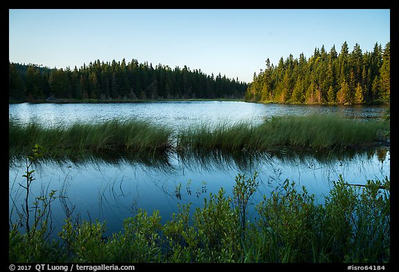 Hidden Lake. Isle Royale National Park (color)
