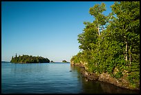 Shaw Island from Tookers Island. Isle Royale National Park ( color)