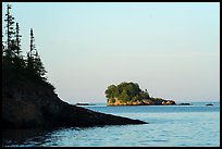 Outer islands and rocks from Tookers Island. Isle Royale National Park ( color)