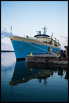 Ranger 3 national park service ferry at dawn. Isle Royale National Park ( color)