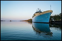 Ranger III national park service ferry and Rock Harbor. Isle Royale National Park ( color)