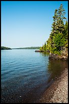 Beach, Caribou Island. Isle Royale National Park ( color)