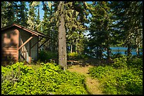 Shelter, Caribou Island. Isle Royale National Park, Michigan, USA.