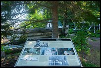 Edisen Fishery interpretive sign. Isle Royale National Park, Michigan, USA.