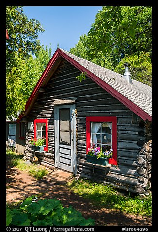 Bangsund Cabin. Isle Royale National Park (color)