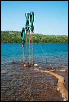 Wind turbine, Bangsund Cabin site. Isle Royale National Park ( color)