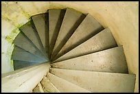 Rock Harbor Lighthouse staircase. Isle Royale National Park ( color)