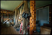 Net House interior, Edisen Fishery. Isle Royale National Park ( color)