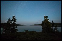 Dusk, Moskey Basin. Isle Royale National Park ( color)