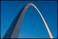 Eero Saarinen's Gateway Arch at sunrise. Gateway Arch National Park ( color)